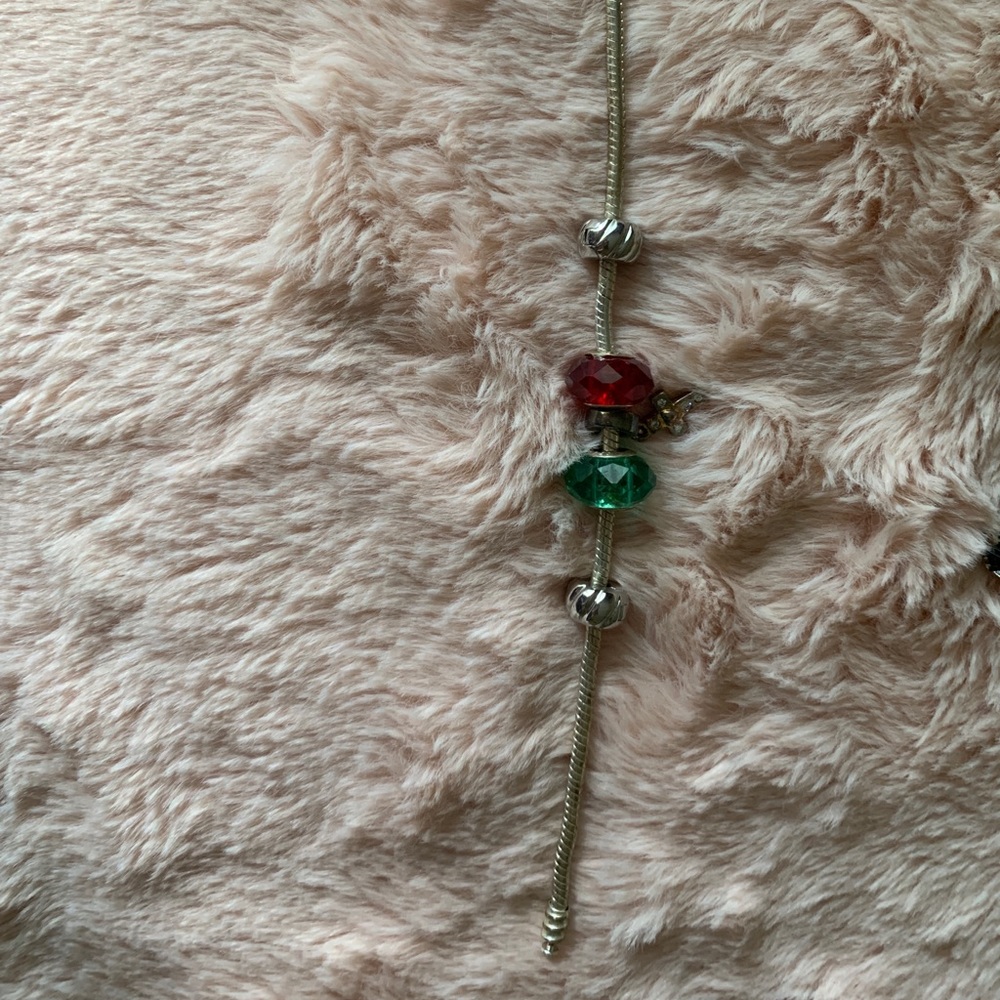 Pandora bracelet with charms